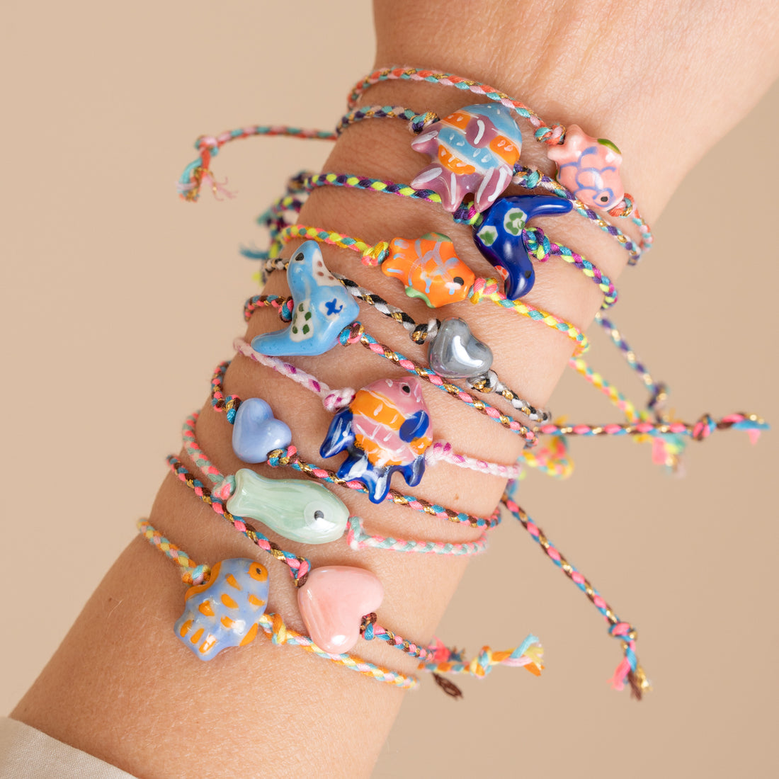 Geflochtenes Schiebeknotenarmband | 54