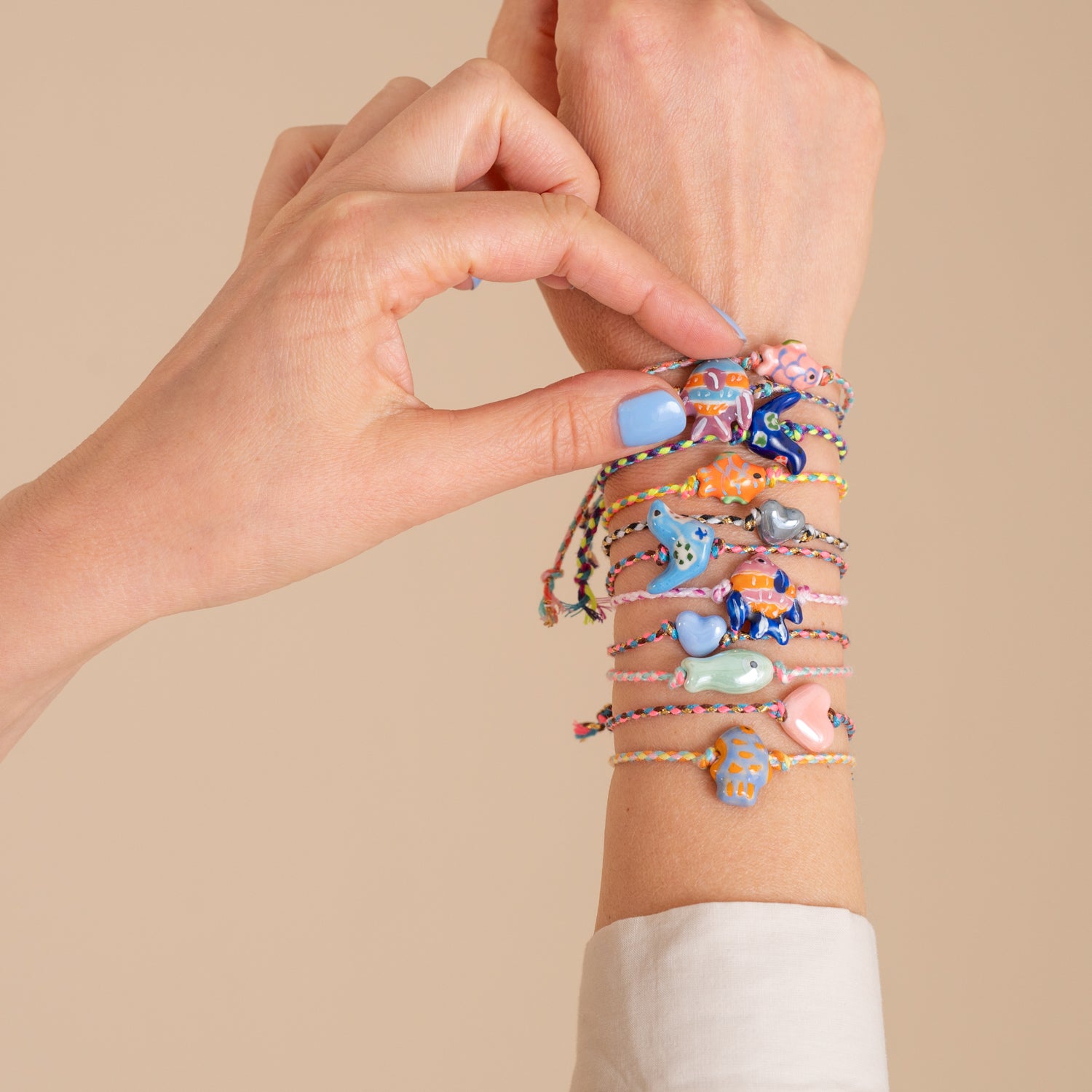 Geflochtenes Schiebeknotenarmband | 54