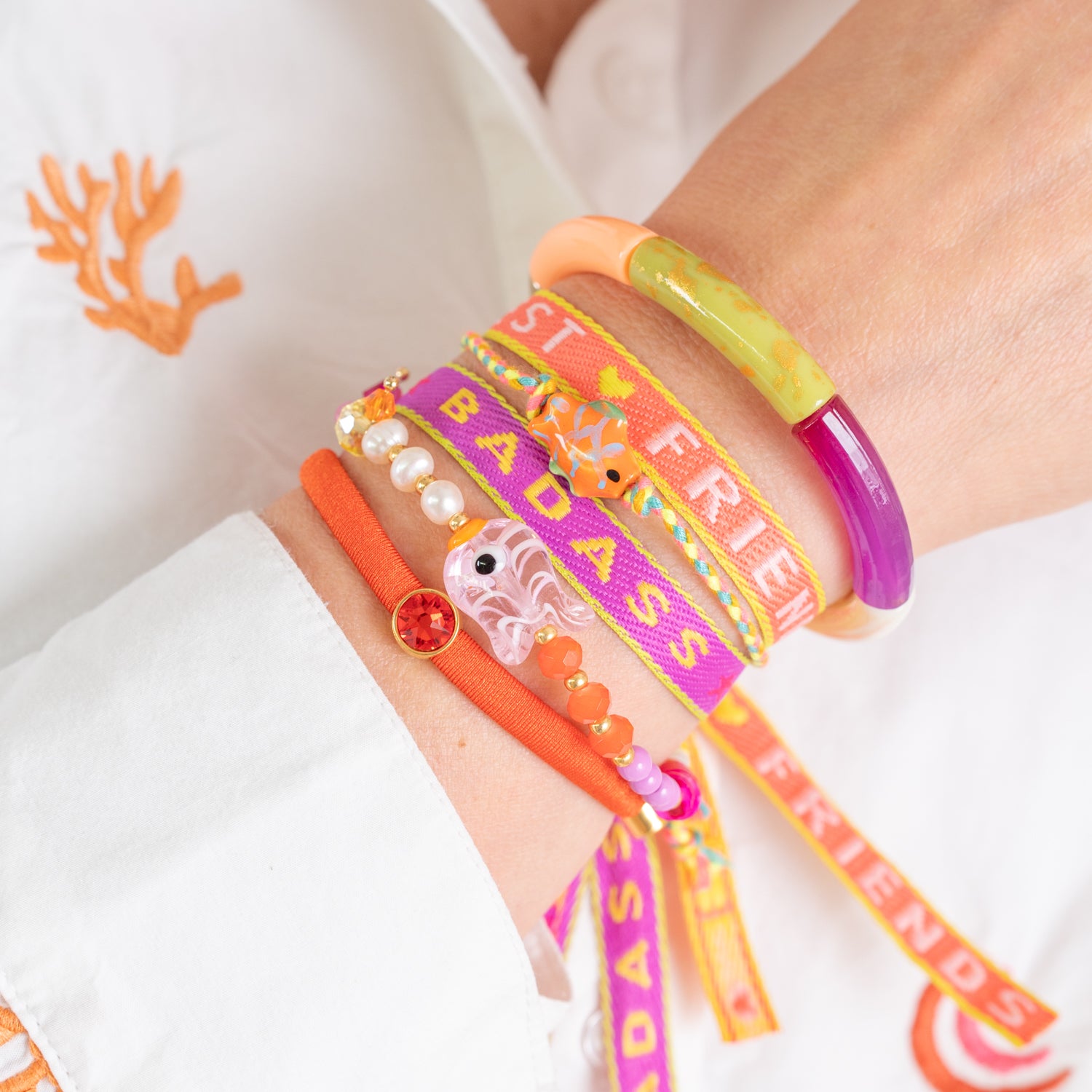 Armband Pink Fishy - Wave & Wonder | 03