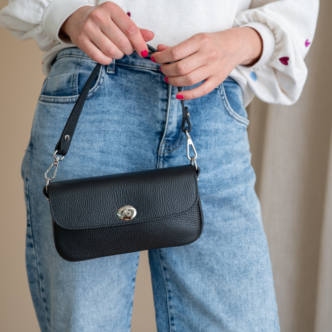 Umhängetasche Charlotte | Schwarz