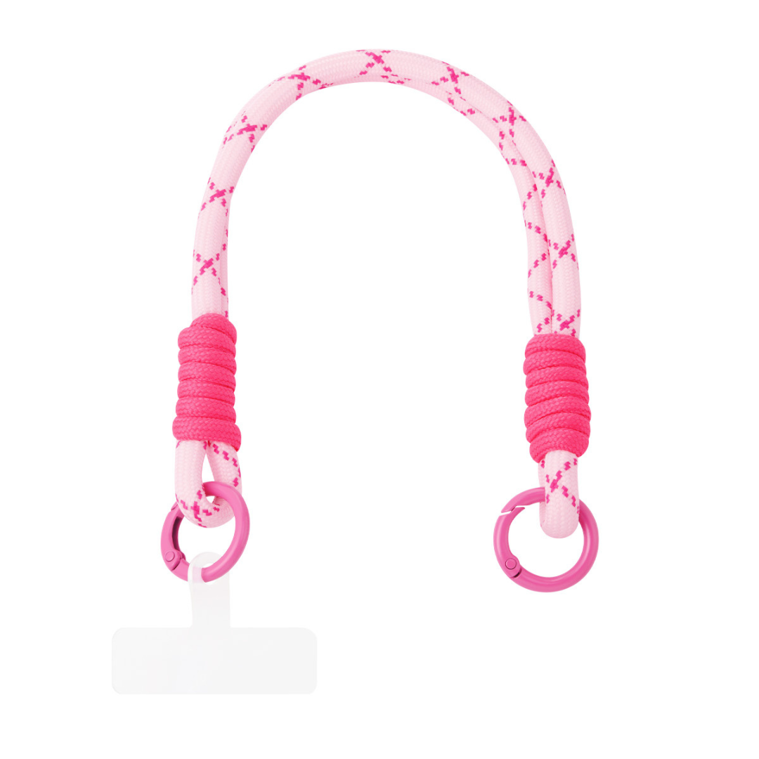 Phone Cord Short | Light Pink-Fuchsia