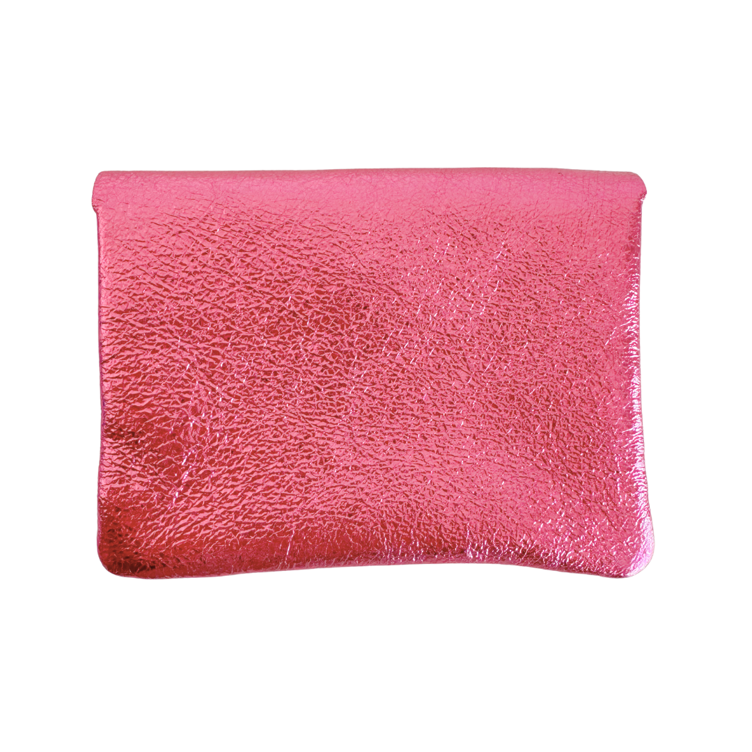 Leather wallet | Rose Metallic