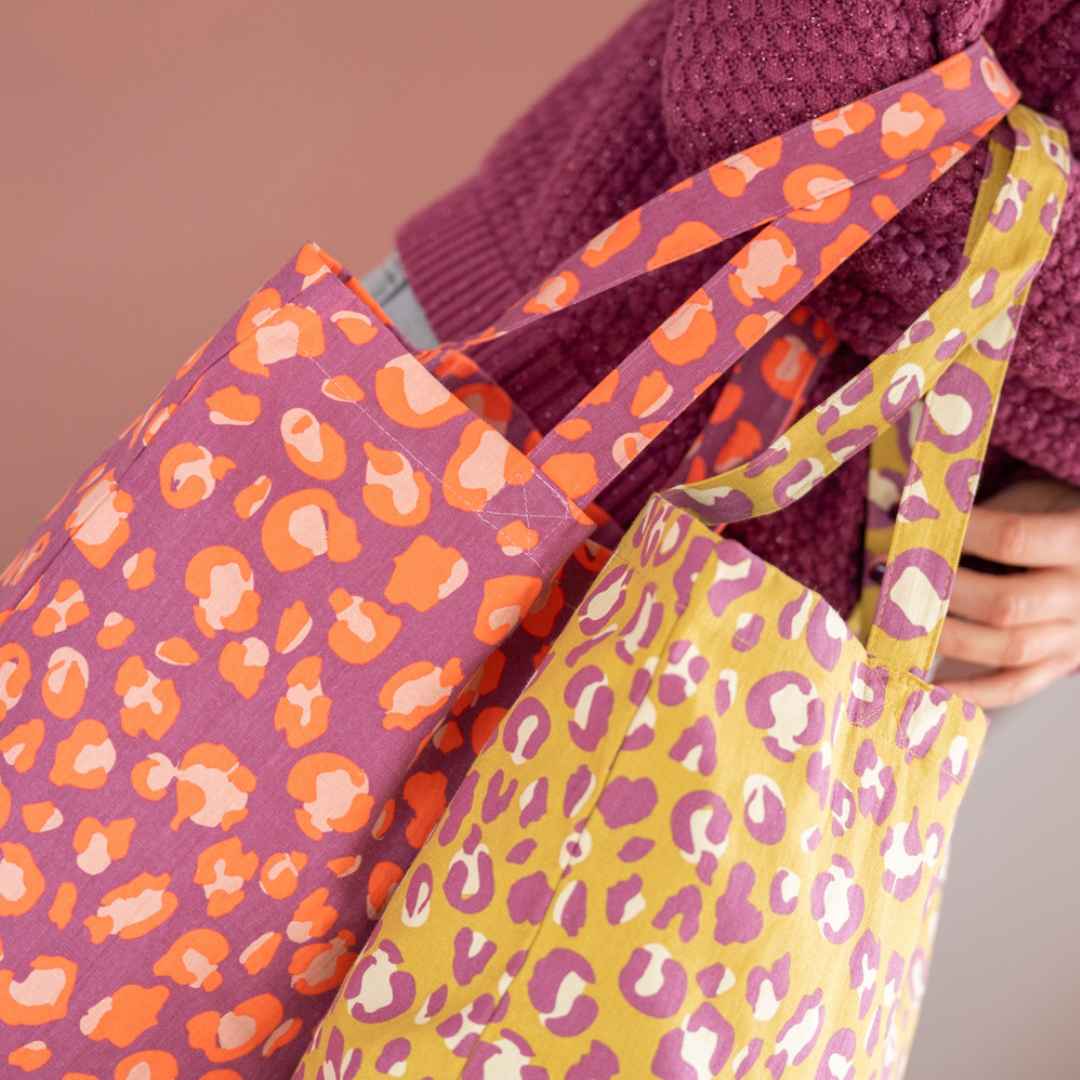 Shopper | Panter Purple - Seaweed