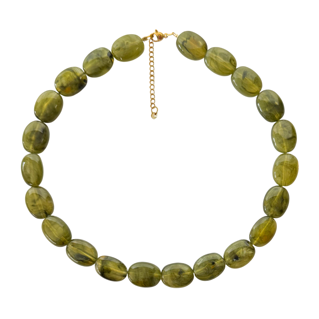 Bold Chunks Ketting | Olive