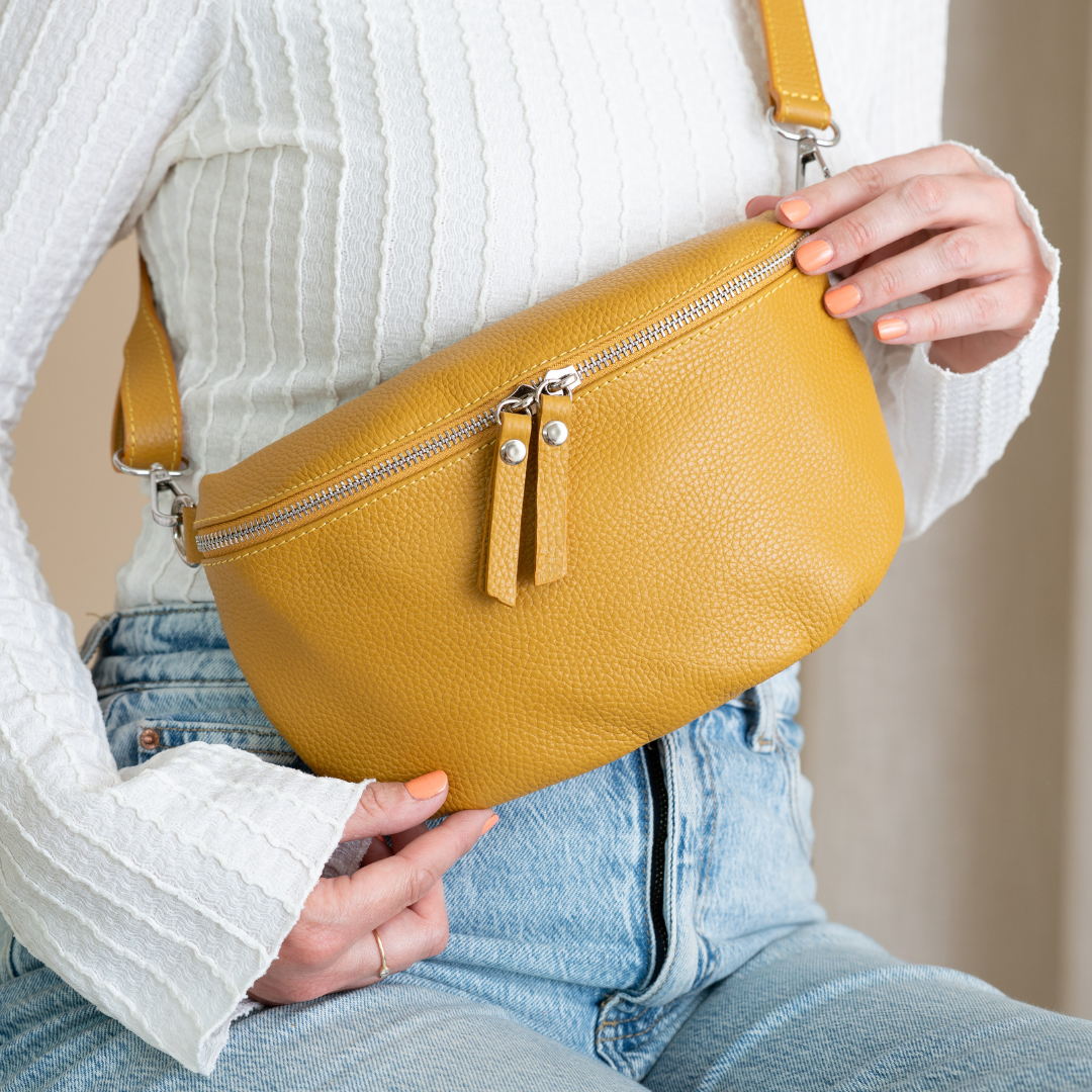 Gürteltasche-Umhängetasche Janne | Ocker