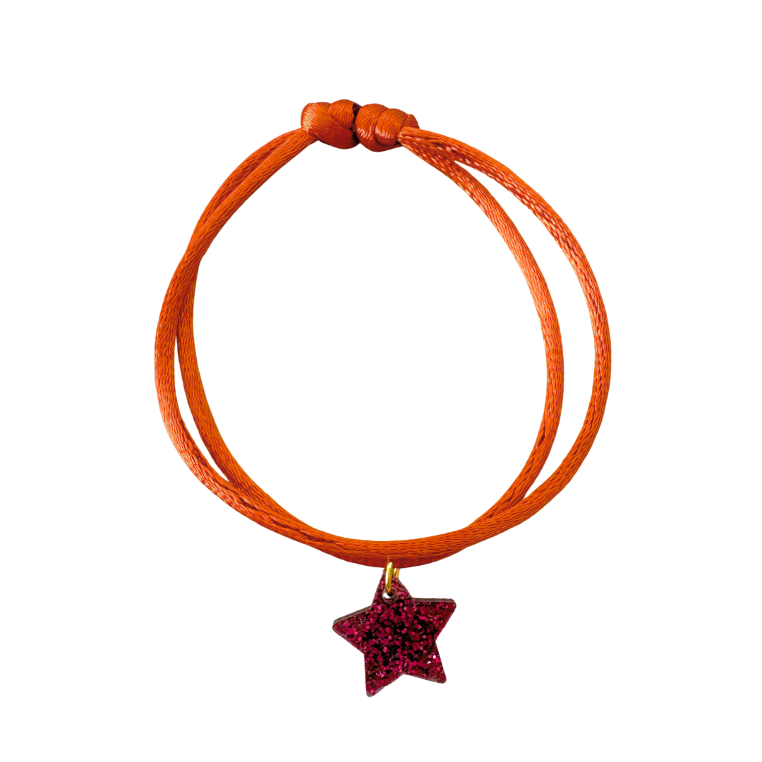 Armband Lume Charms Festive| Star - Wine