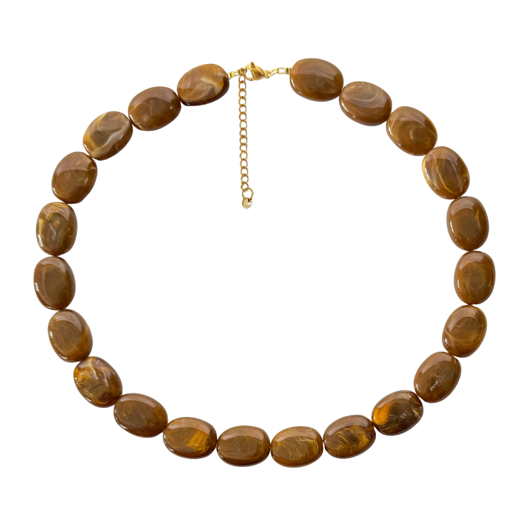 Bold Chunks Ketting | Walnut