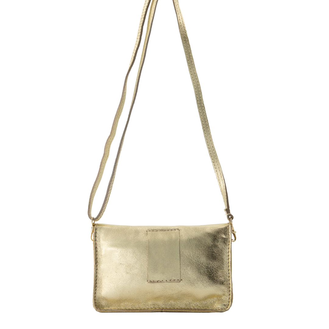 Umhängetasche Lyfke | Metallic Gold