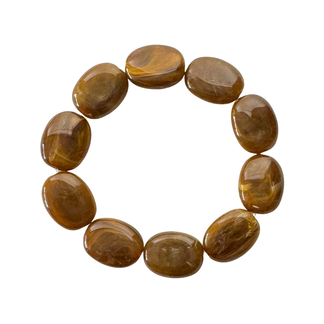 Bold Chunks Armband | Walnut