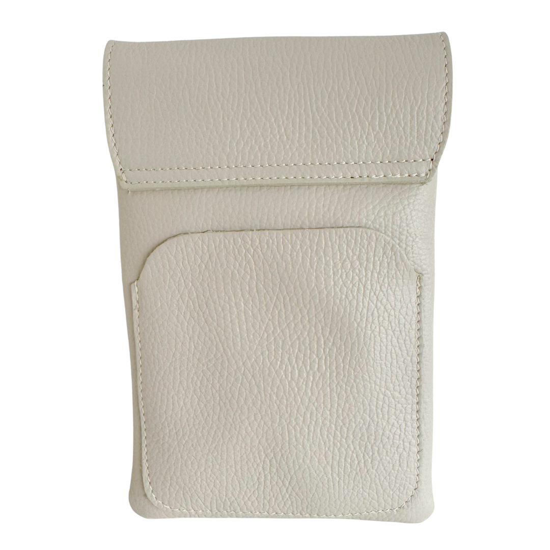 Handytasche Maike (Leder) 2 Fächer | Grasgrün