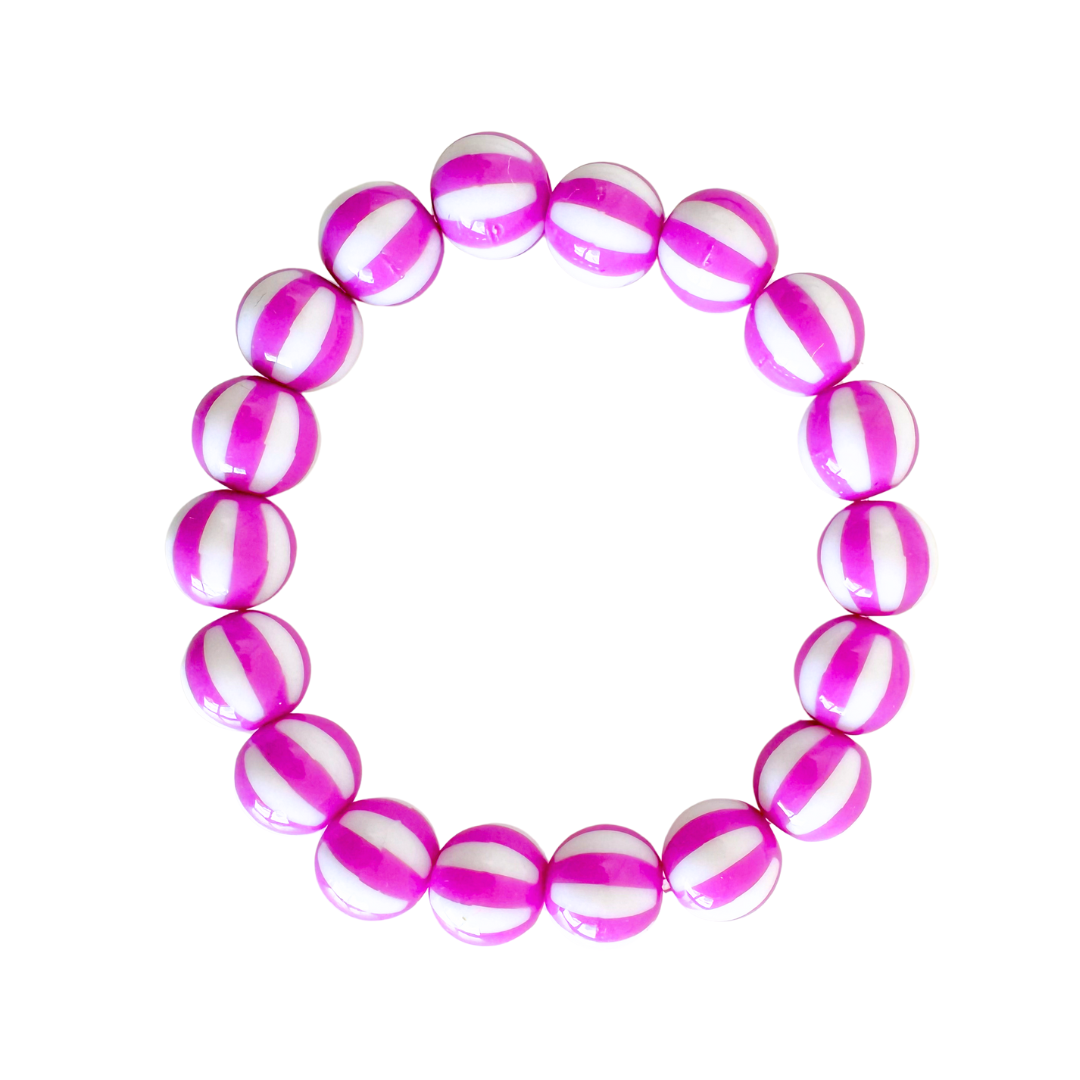 Bold Beads Armband Beach | Orchid - 12 mm