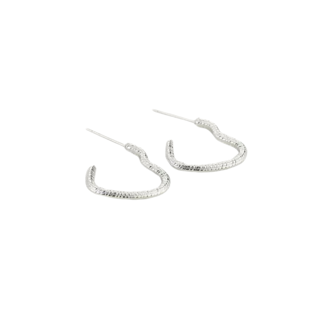 Oorbellen Harten | Zilver