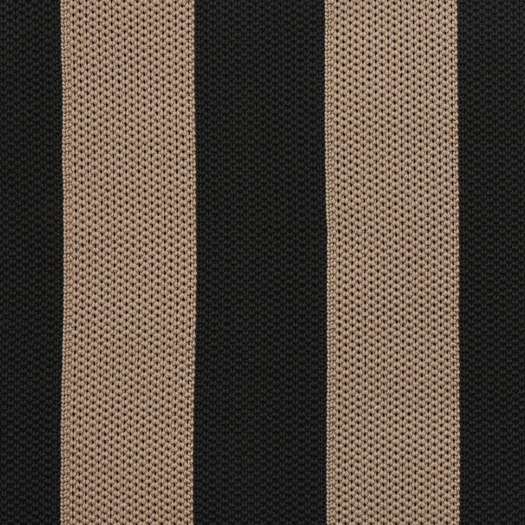 Clutch - Toilettas Billie | Strepen Taupe-Zwart