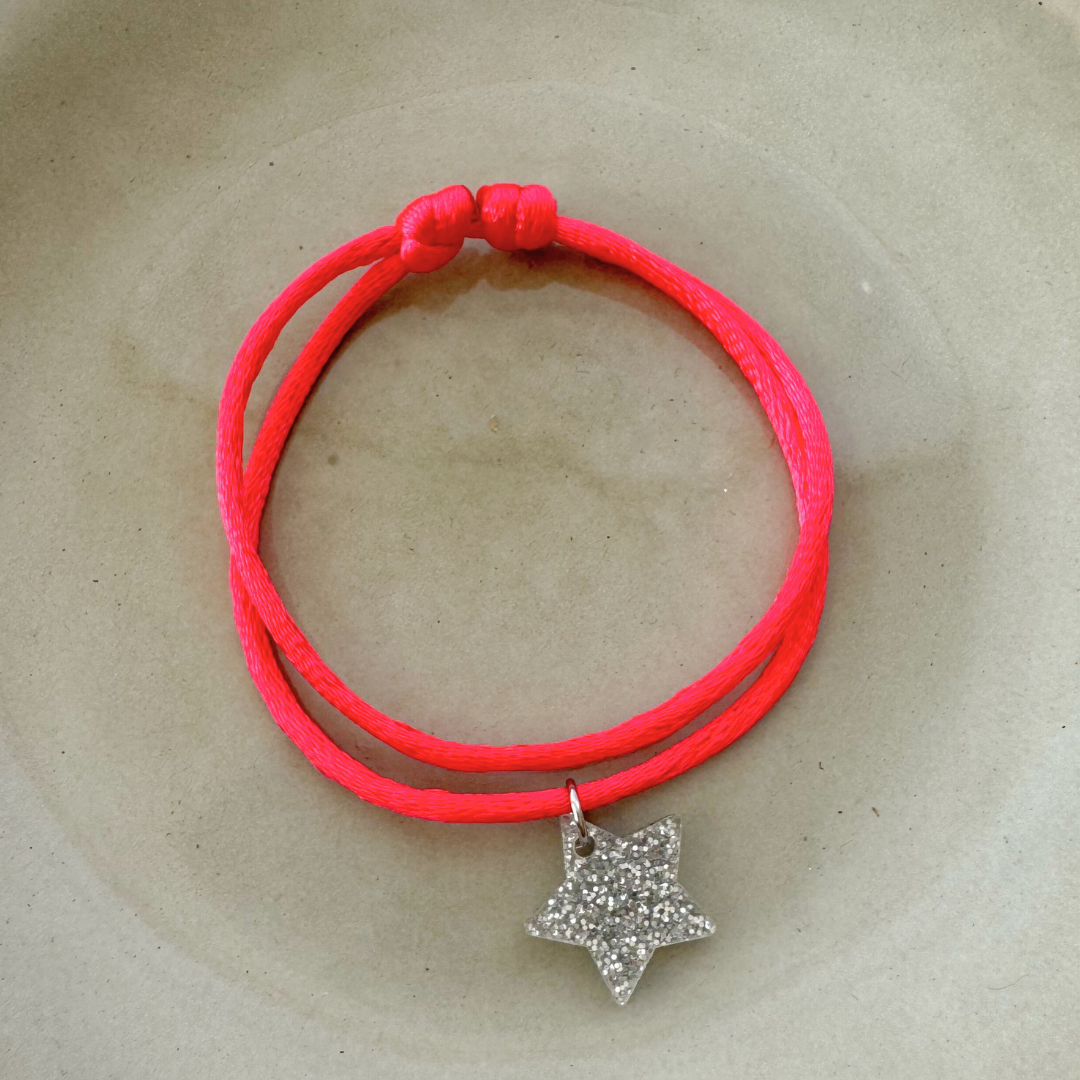 Armband Lume Charms Festive| Star - Silver