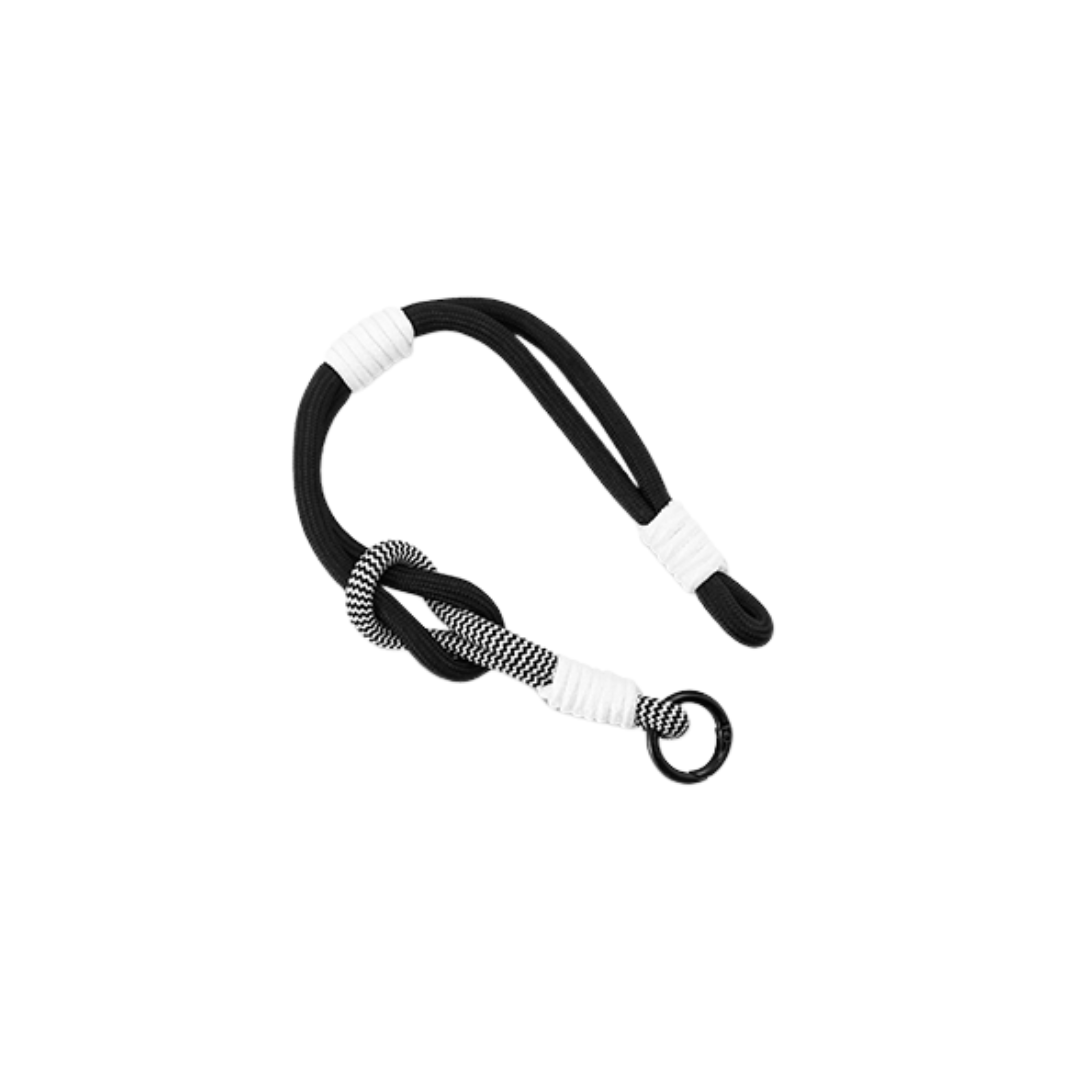 Telefoonkoord Kort | Zwart - Wit