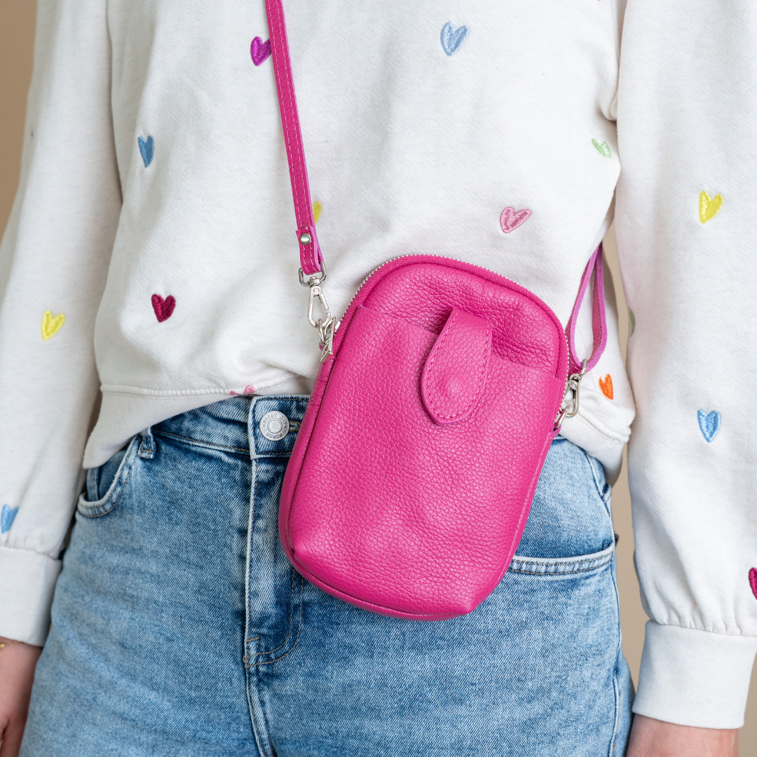 Phone bag Wieke | Fuchsia