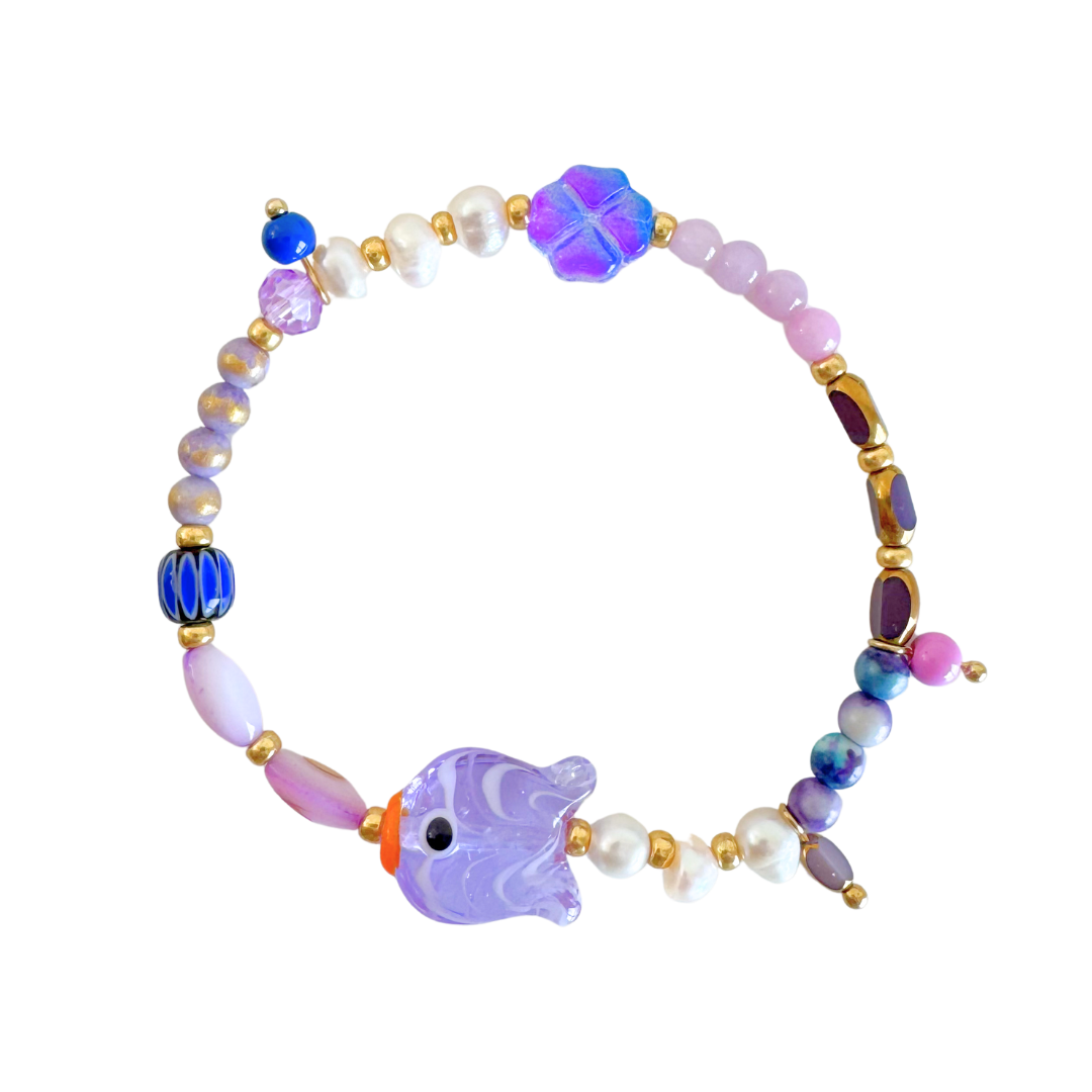 Armband Perlen Naturstein | 03