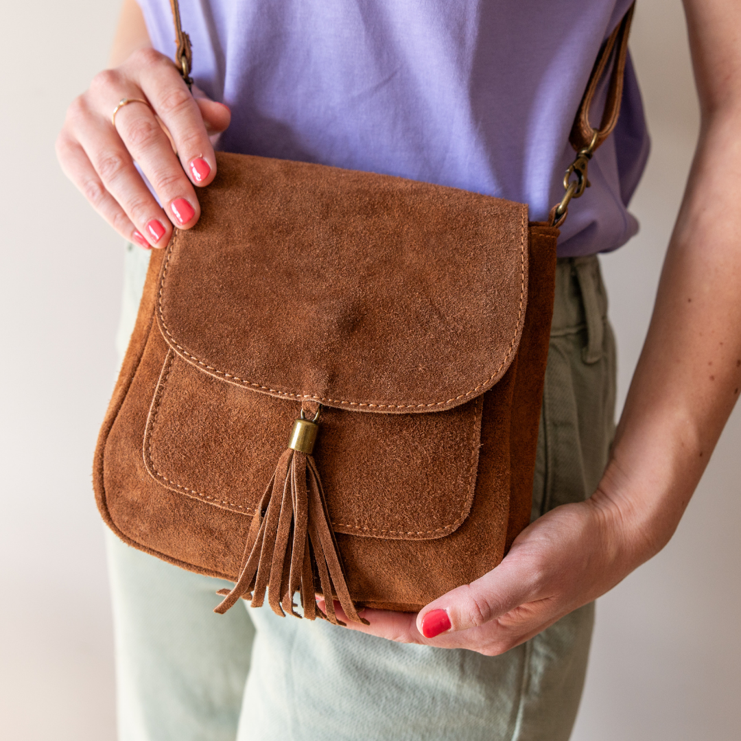 Schoudertas bruin hotsell