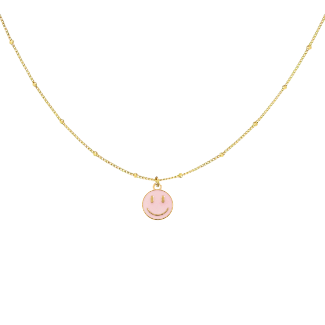 Ketting Smiley | Gold