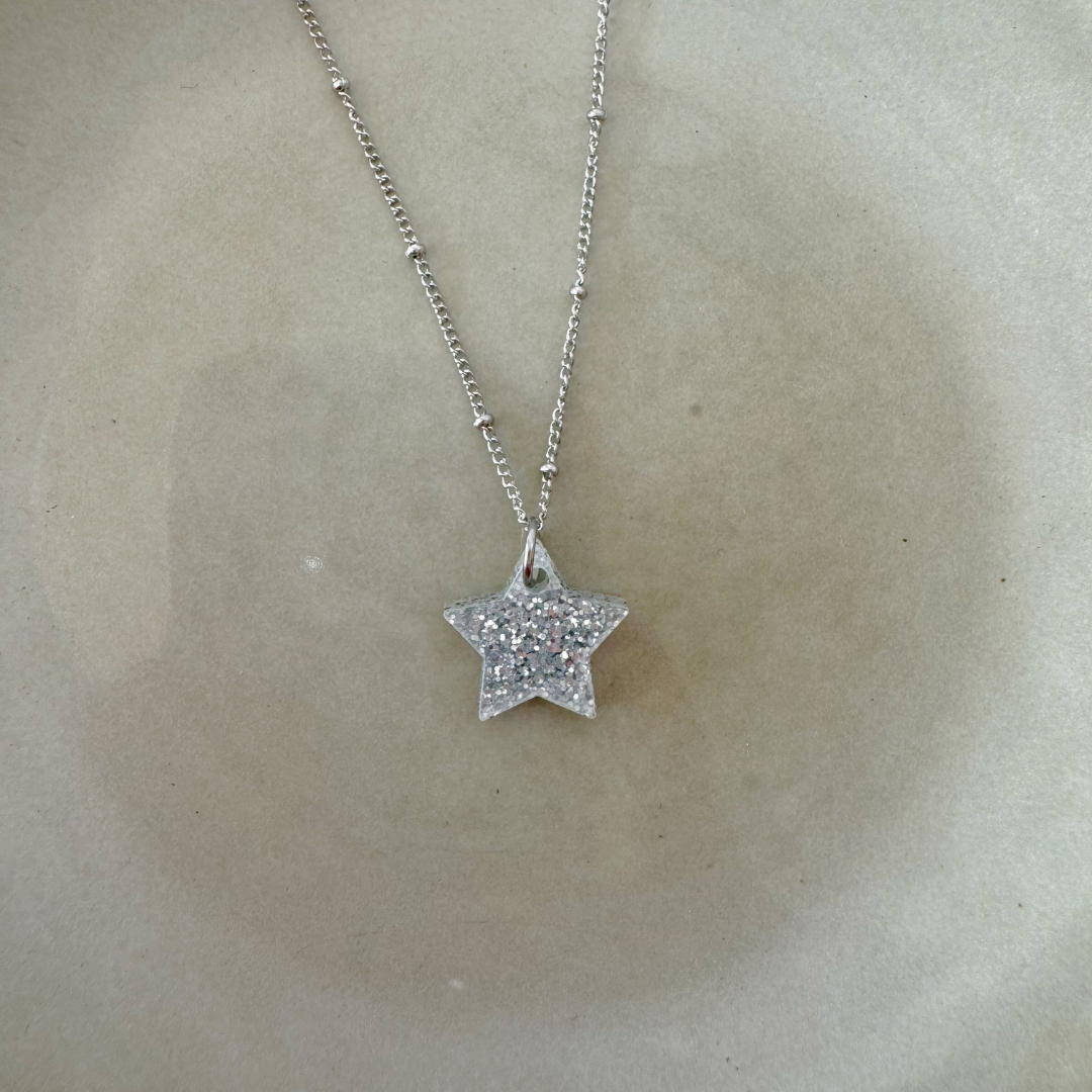 Ketting Lume Charms Festive | Star - Silver