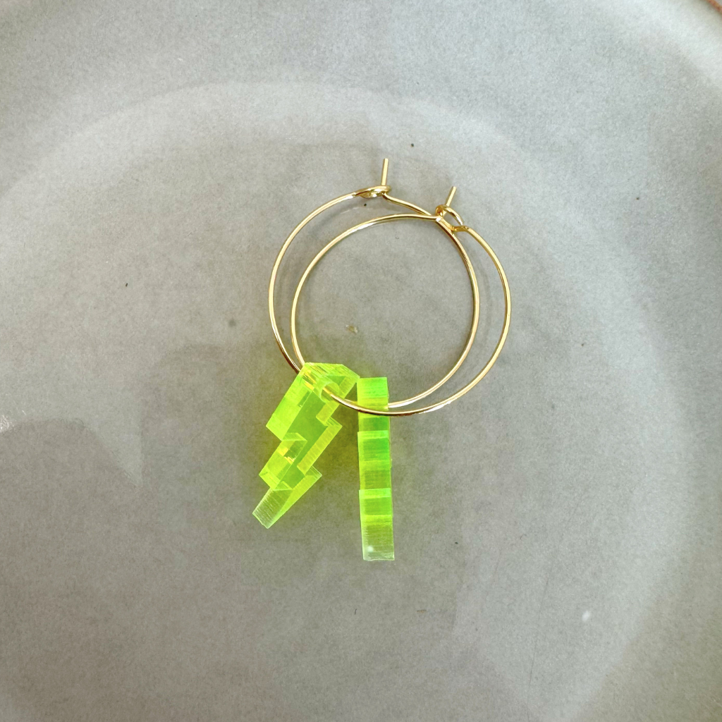 Oorbellen Hoops Lume Charms | Lightning
