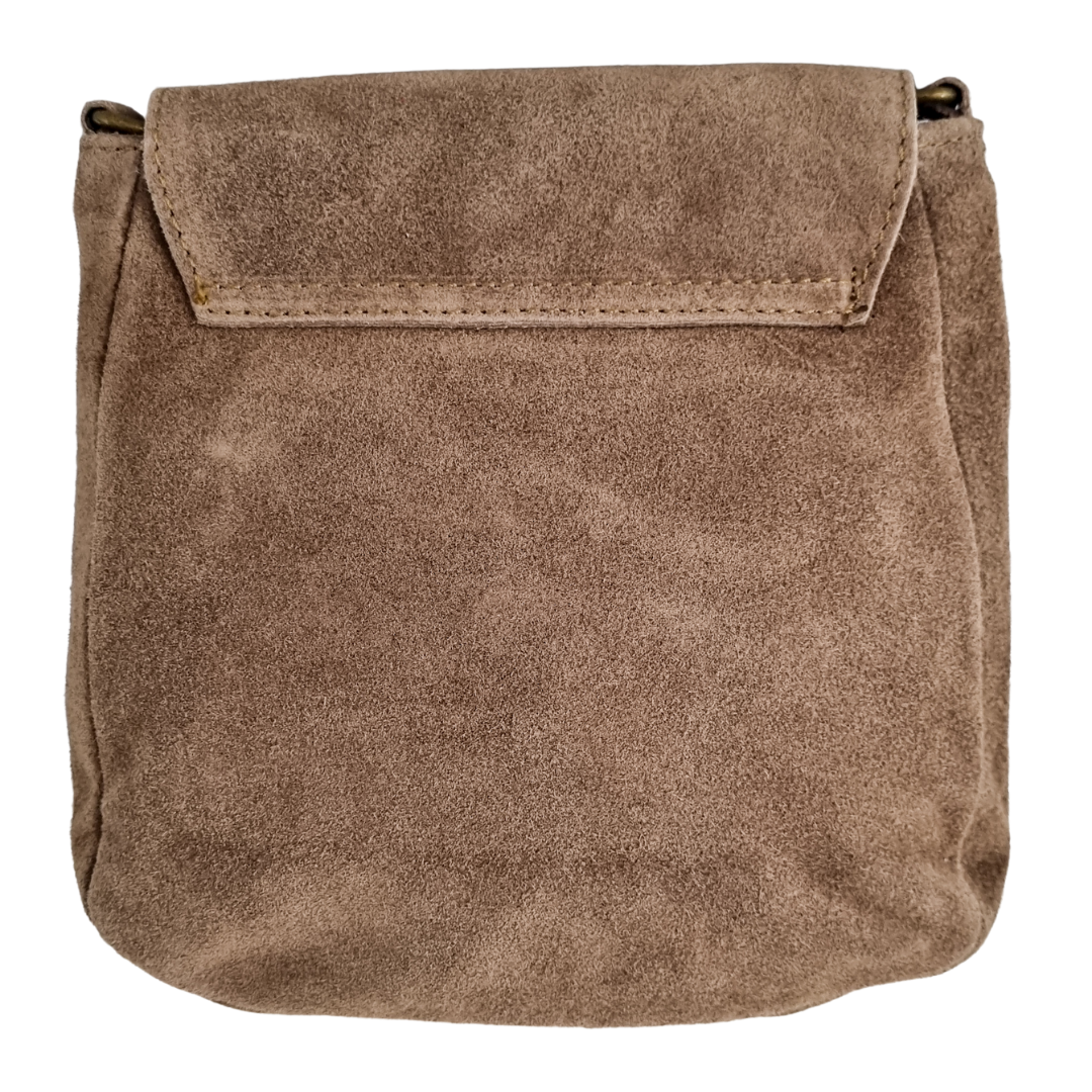 Schoudertas Lieve | Donker Taupe