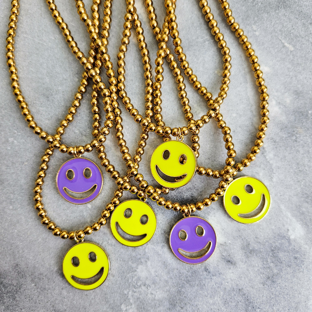 Necklace Smile | Neon Yellow