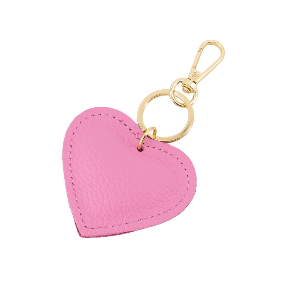 Sleutelhanger Hart Leer | Bubblegum