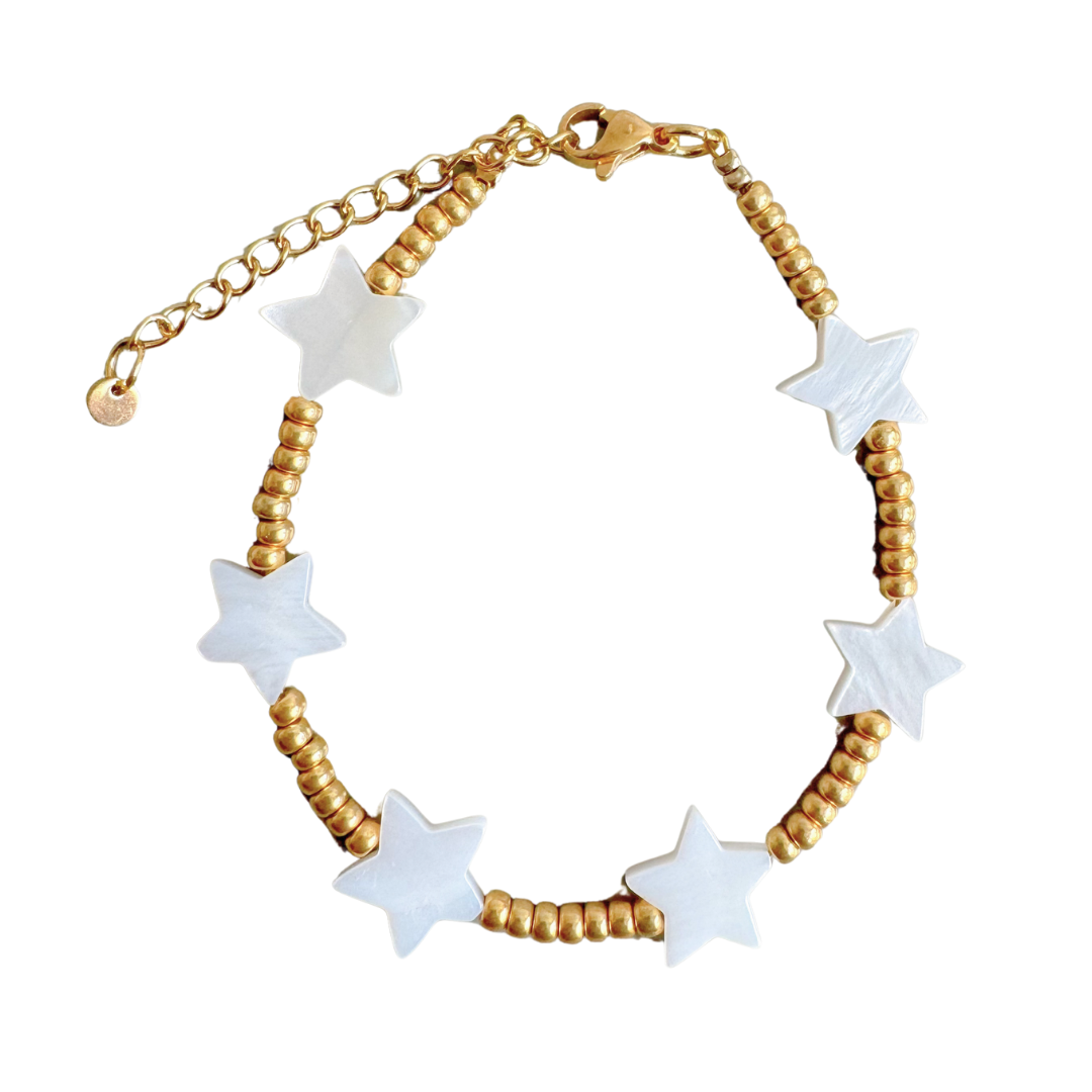 Armband Sterne | Elfenbein