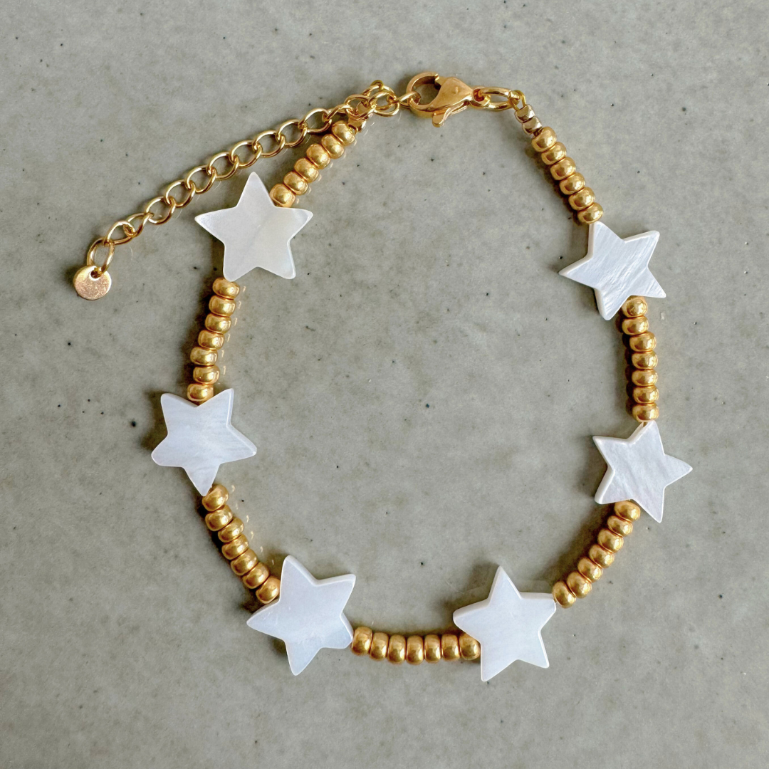 Armband Sterne | Elfenbein