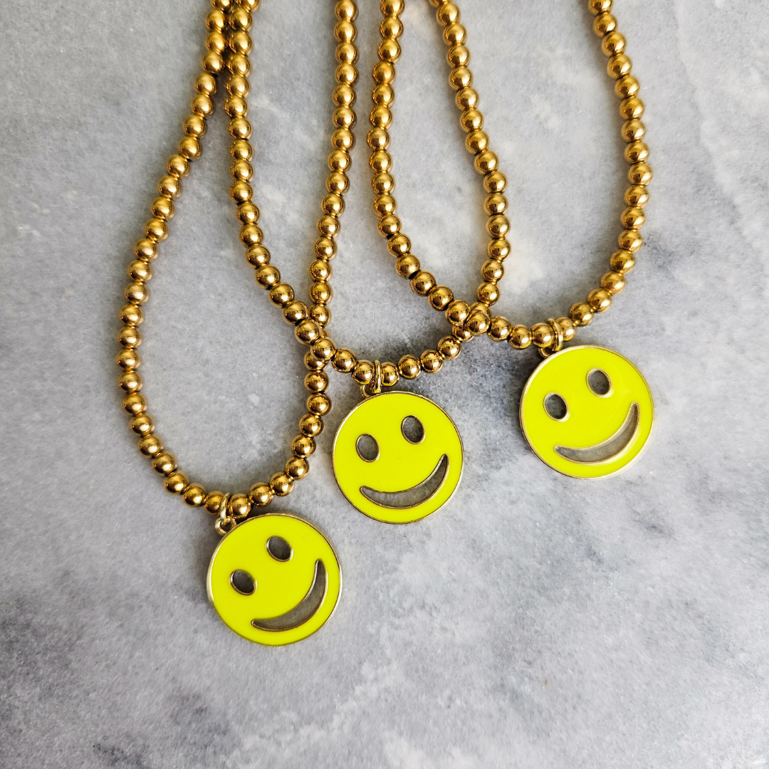 Necklace Smile | Neon Yellow