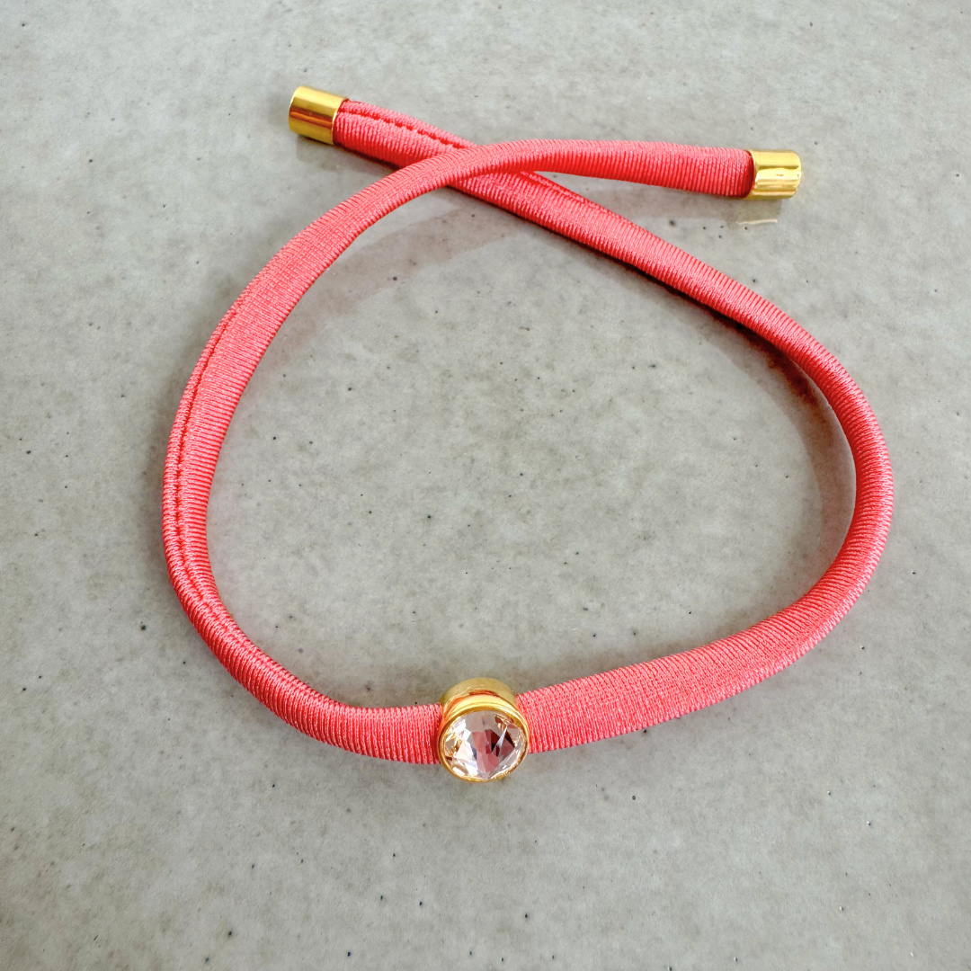 Stretch Lycra Armbandje | Peach