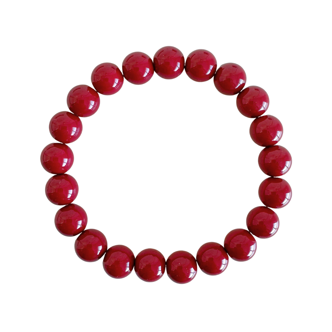 Bold Beads Armband | Cherry - 10 mm