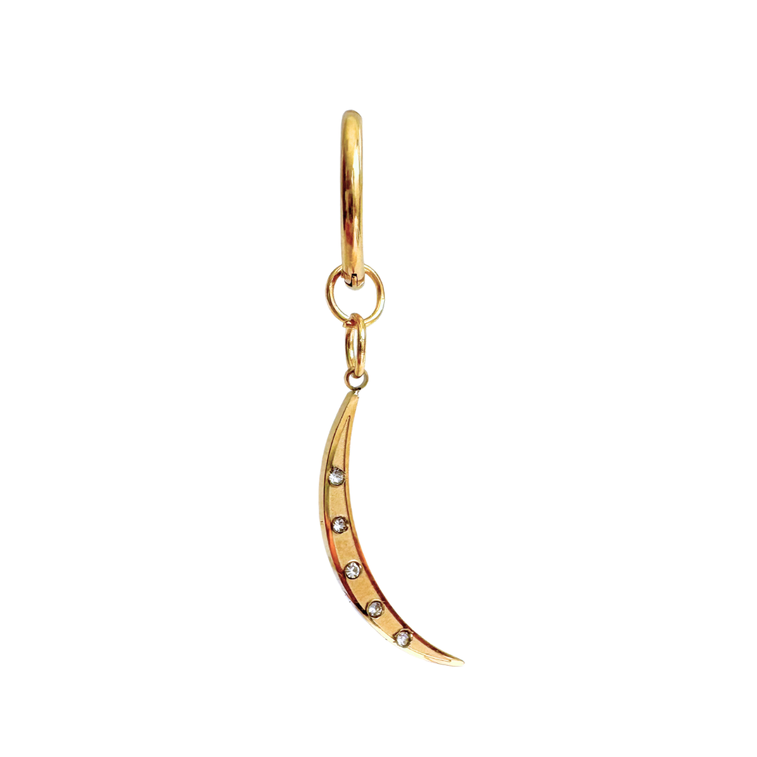 Single Earring Moon Sparkle