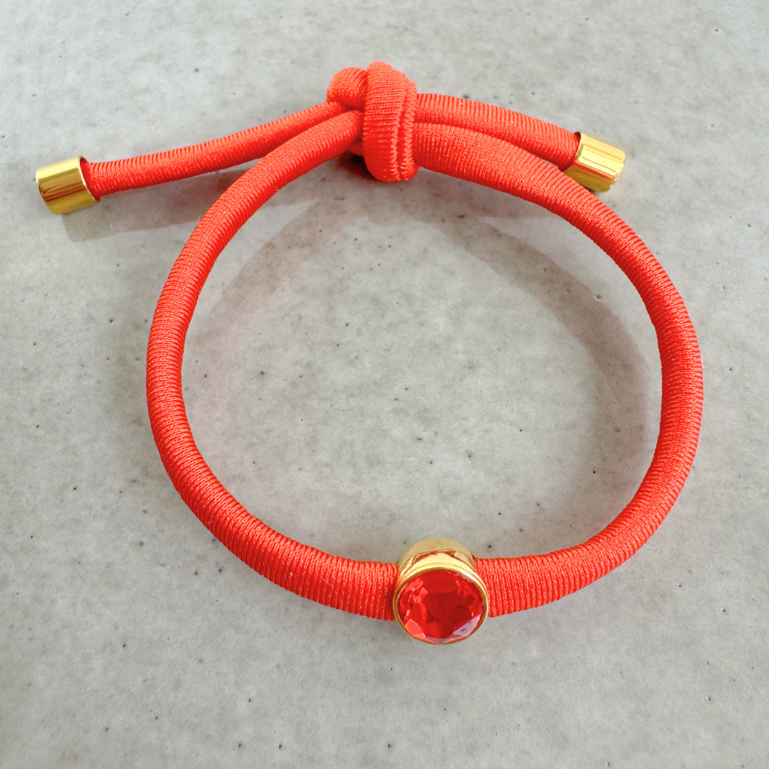 Stretch Lycra Bracelet | Papaya
