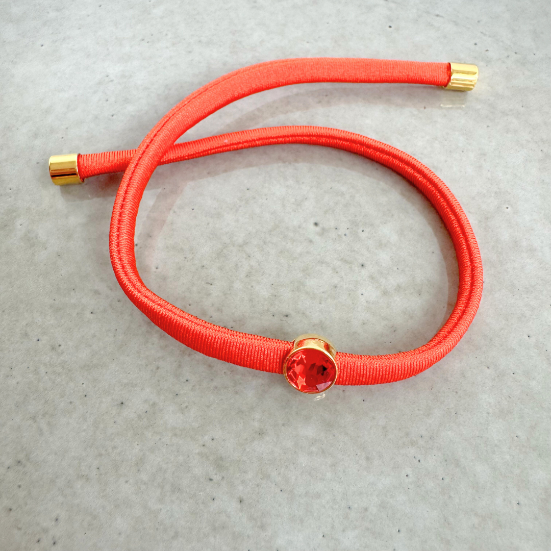 Stretch Lycra Bracelet | Papaya