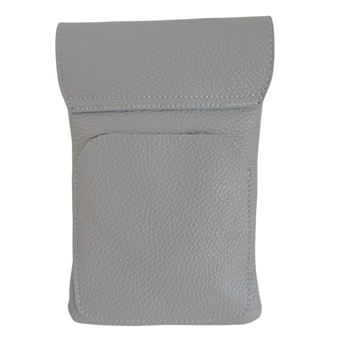 Handytasche Maike (Leder) 2 Fächer | Grasgrün