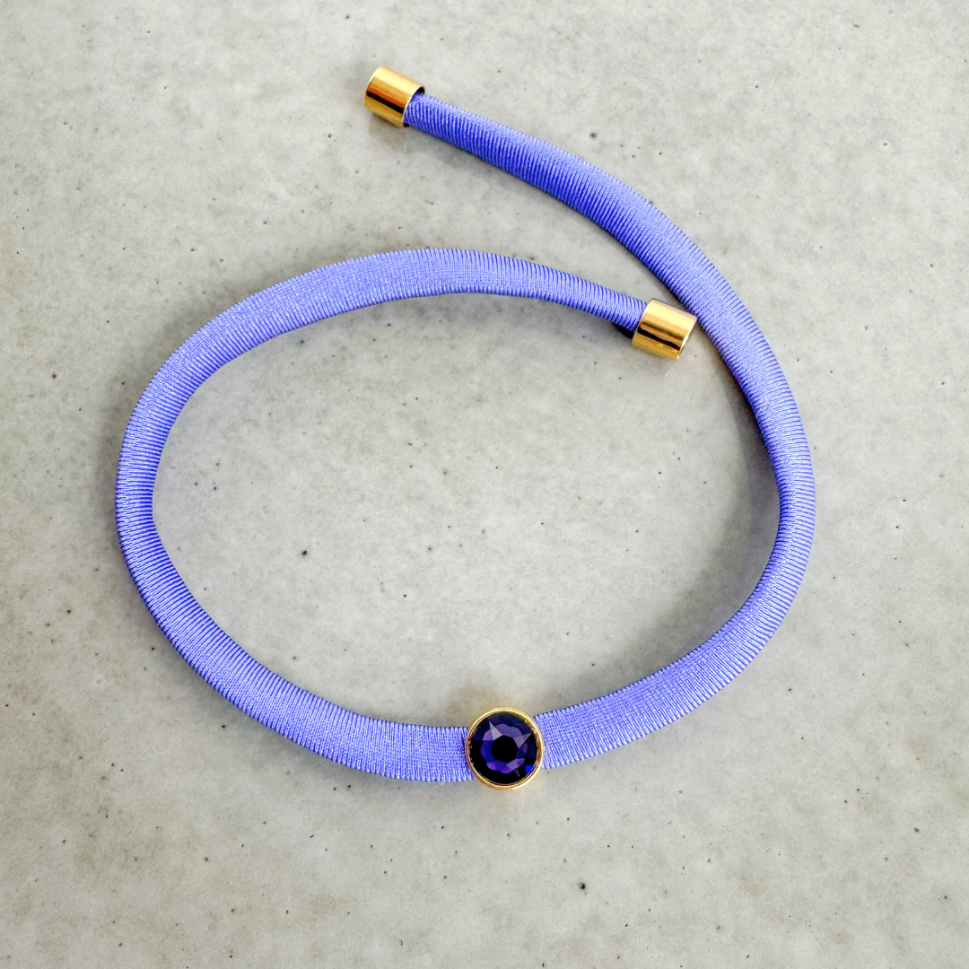 Stretch Lycra Armbandje | Lavendel