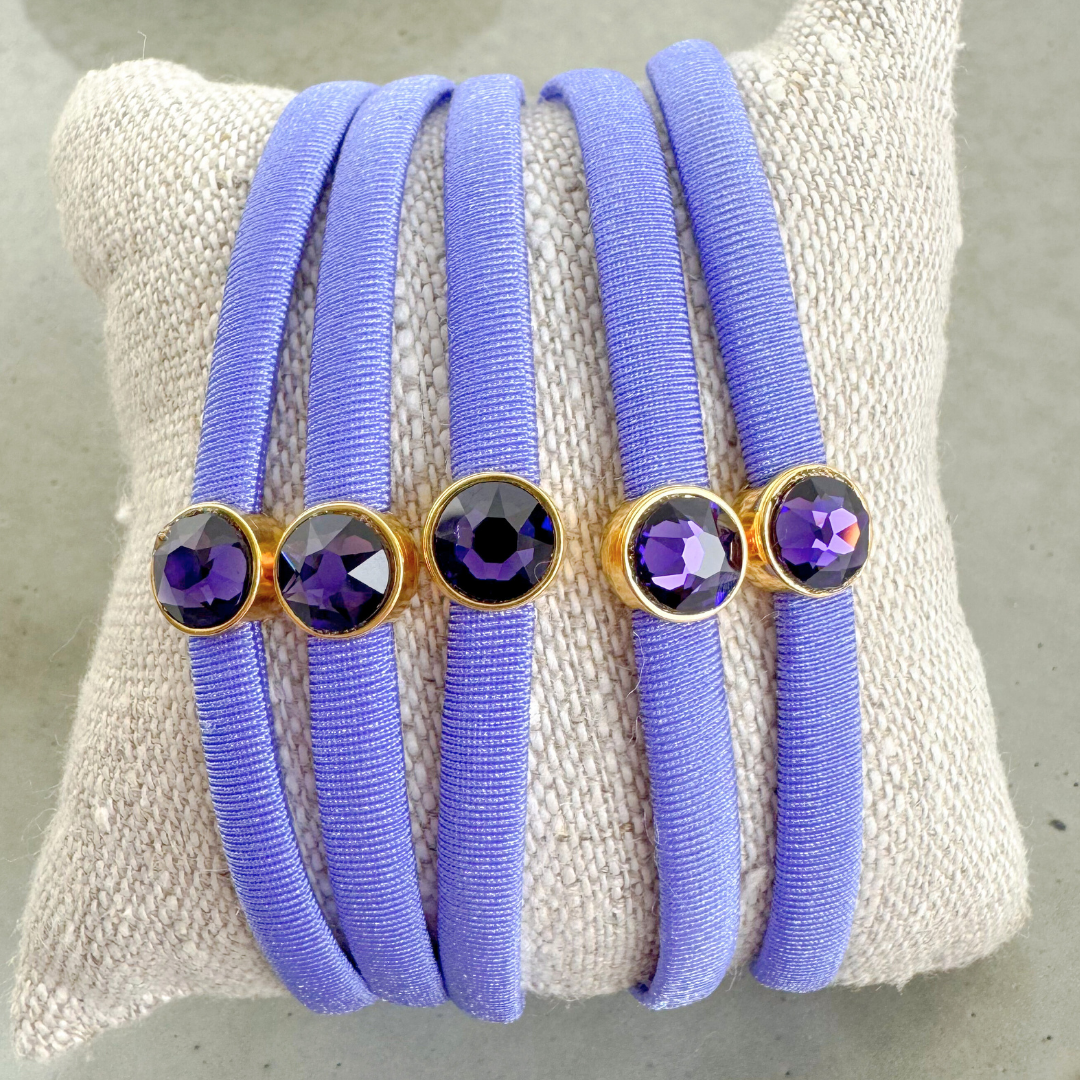 Stretch Lycra Armbandje | Lavendel