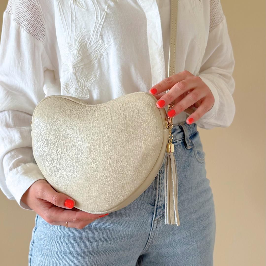 Heart Bag Maite | Ecru