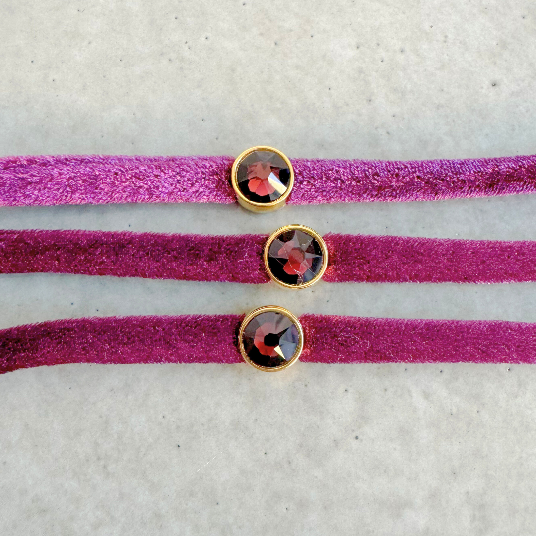 Velvet Armbandje | Purple
