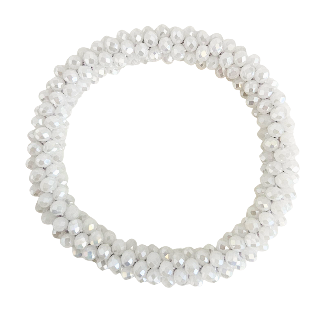 Facet Rol Armband | White