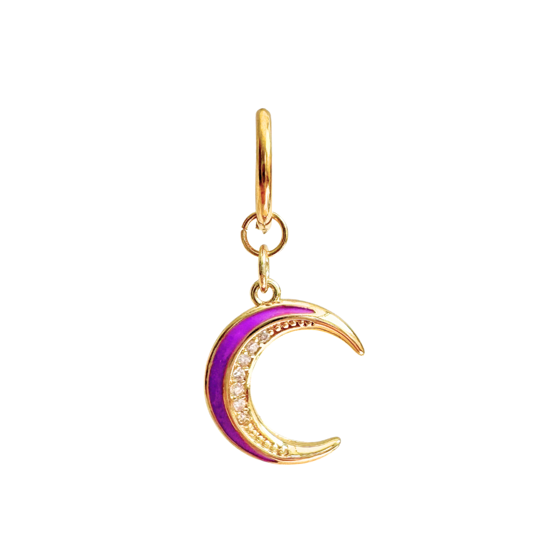 Single Earring Moon Lila