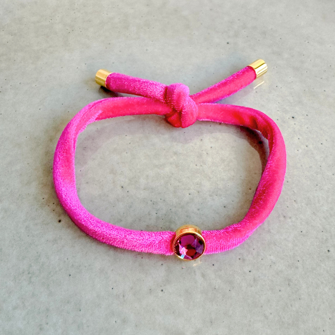 Velvet Bracelet | Magenta