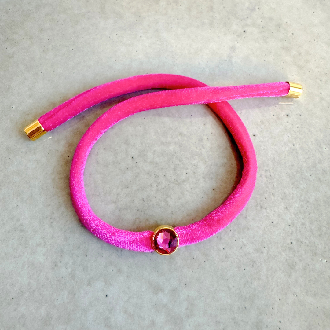 Velvet Bracelet | Magenta