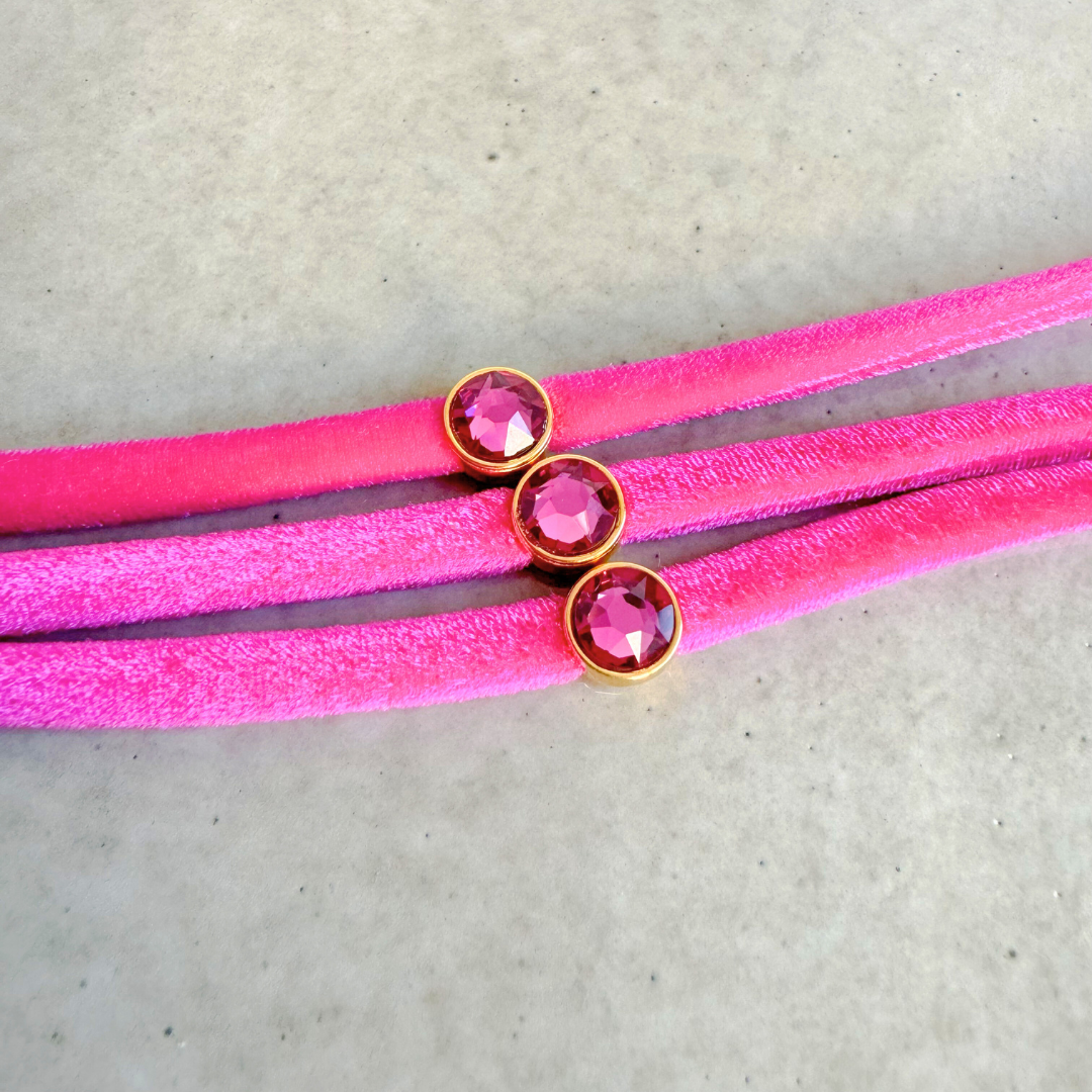 Velvet Bracelet | Magenta