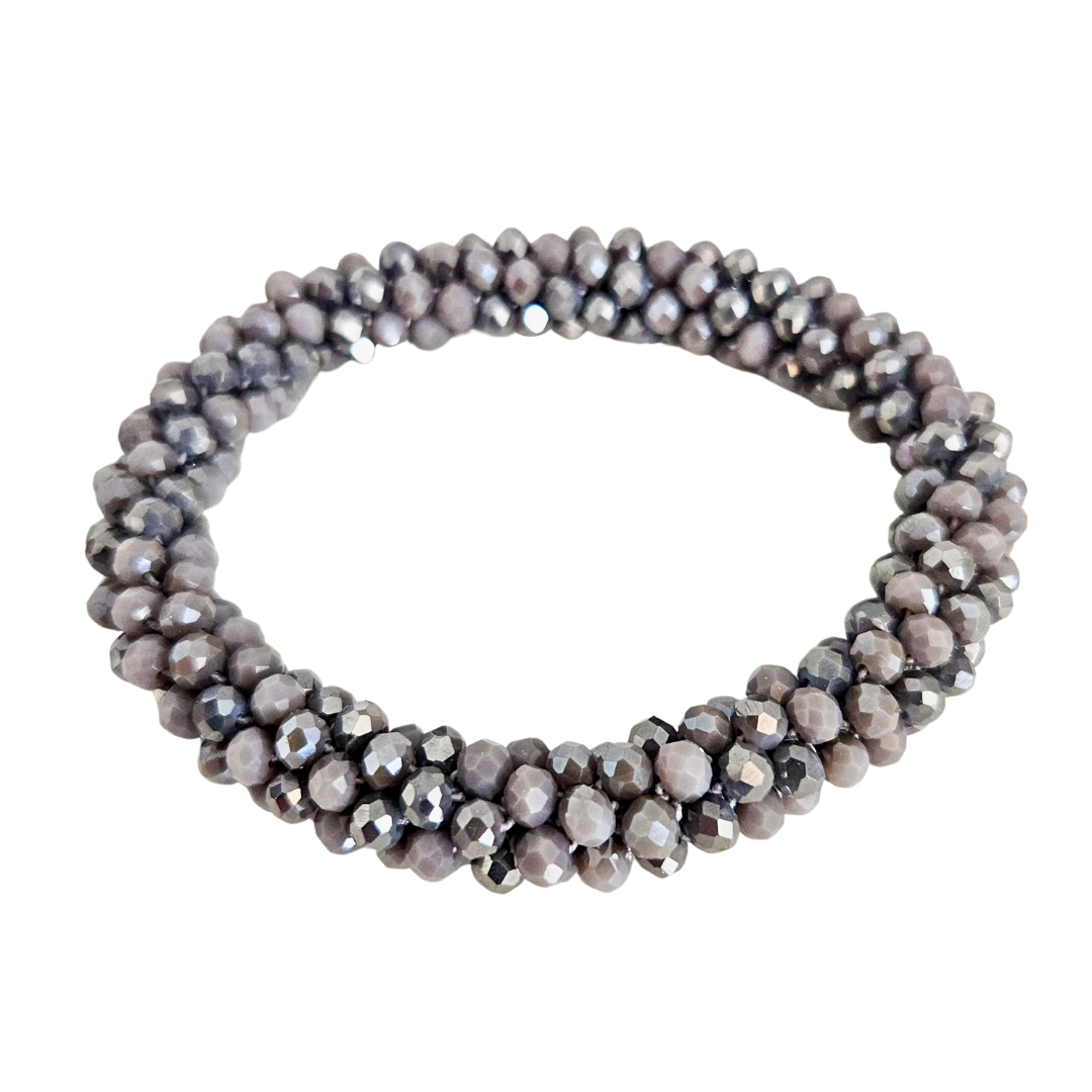 Facet Rol Armband | Grey