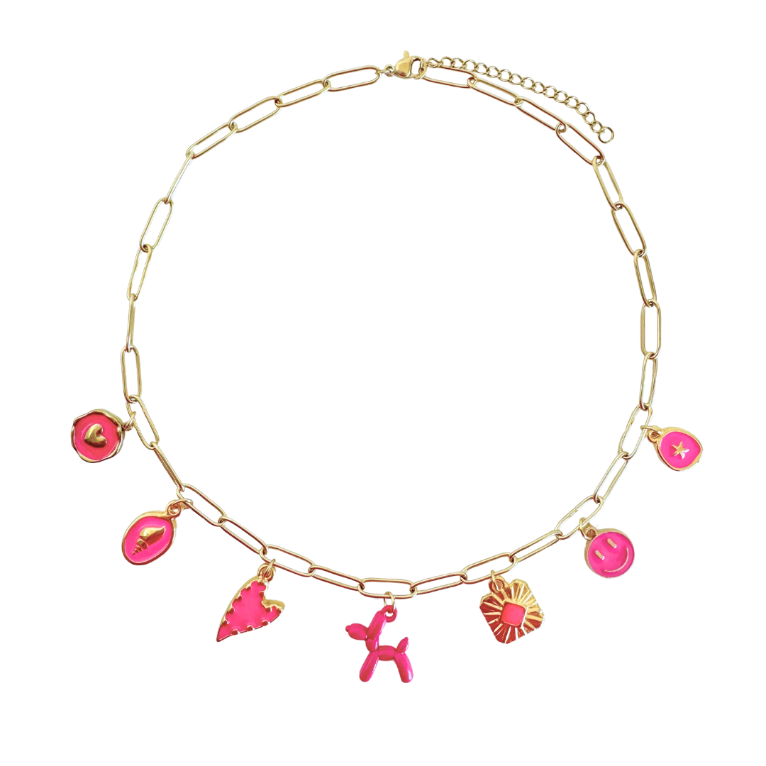 Gliederkette mit Charms | Mond