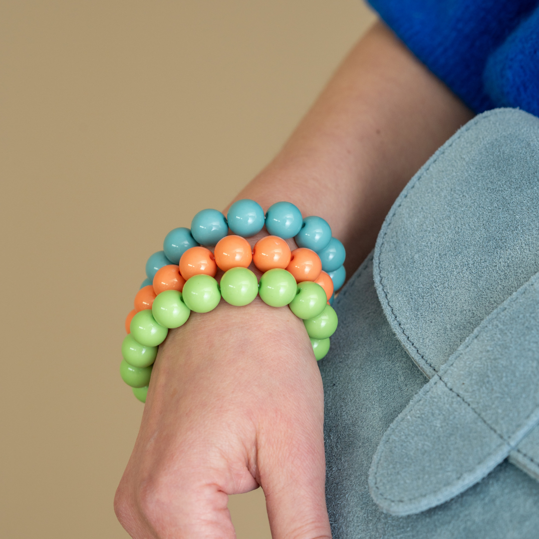 Farbspritzer Perlen | 6 mm