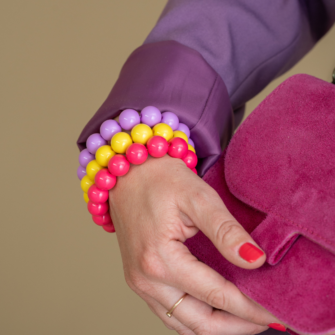 Farbspritzer Perlen | 6 mm